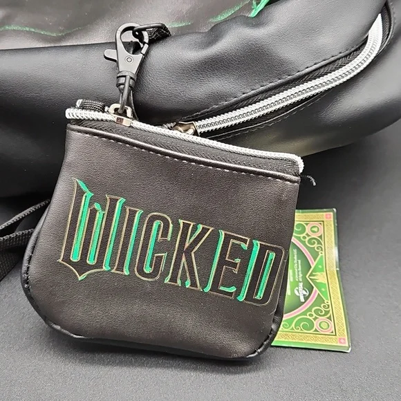 NWT 'Wicked' Defy Gravity Black and Green Backpack - Picture 4 of 7